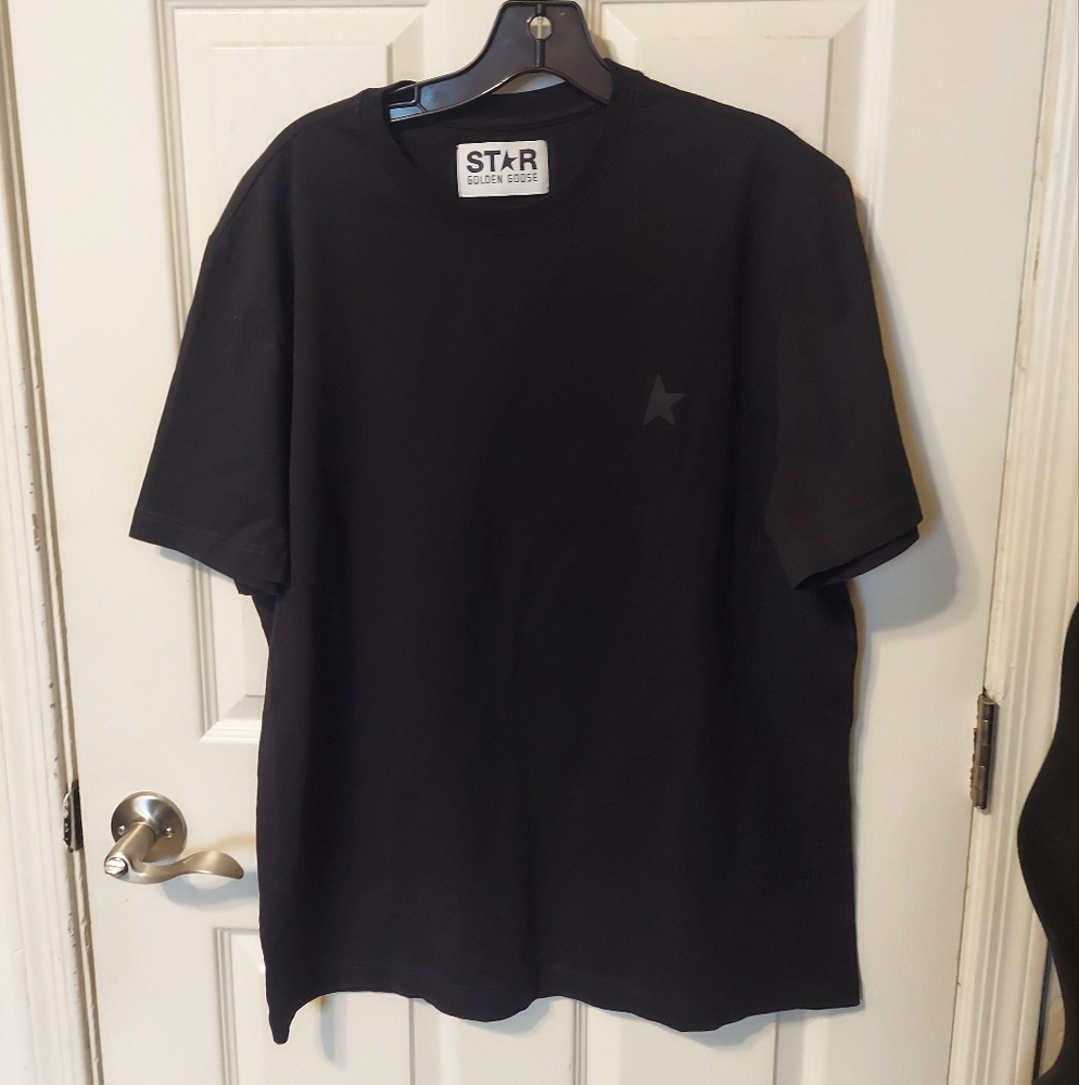 Golden Goose Men's Black T-Shirt SxXL